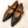 Babouche Ballerina G-Celina-1 Dark Brown