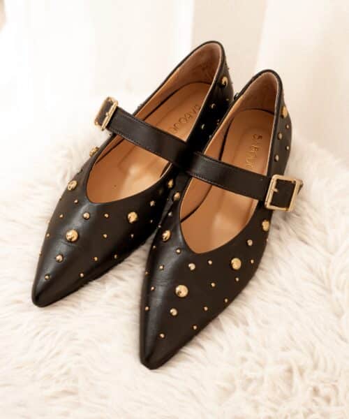 Babouche Ballerina G-Celina-1 Dark Brown