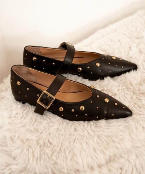 Alternative view of Babouche Ballerina G-Celina-1 Dark Brown