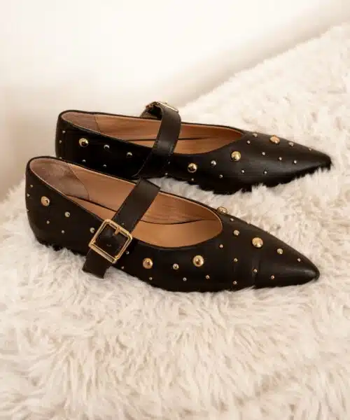 Babouche Ballerina G-Celina-1 Dark Brown - Afbeelding 2