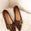 Babouche Ballerina Vive Brown