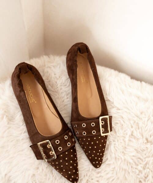 Babouche Ballerina Vive Brown