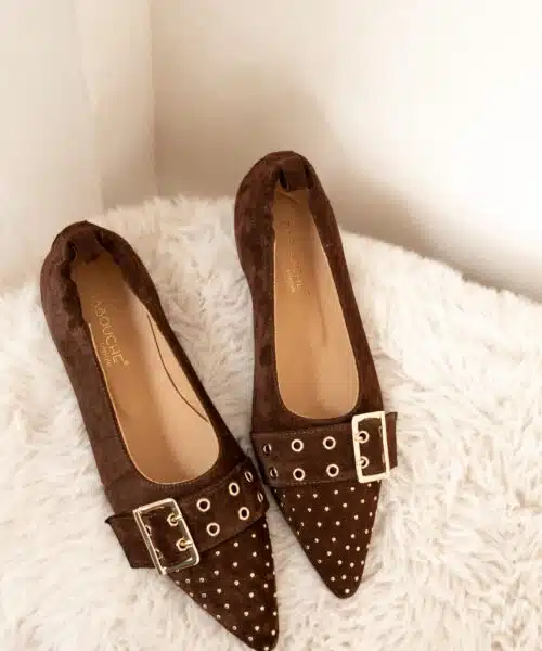 Babouche Ballerina Vive Brown