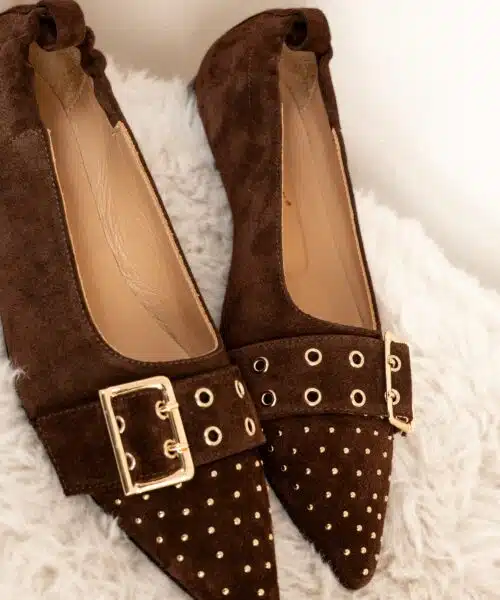 Babouche Ballerina Vive Brown - Afbeelding 2