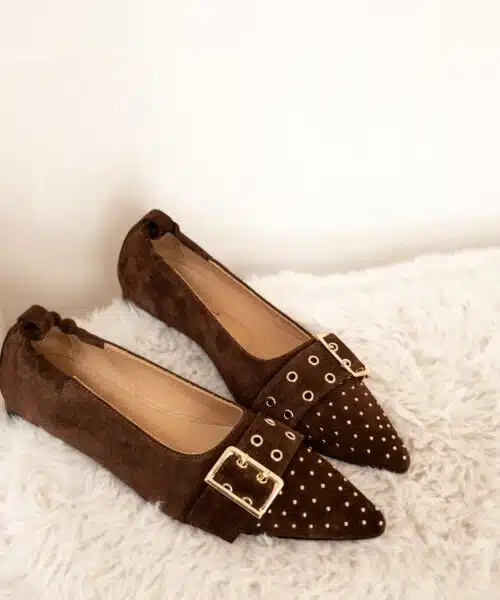 Babouche Ballerina Vive Brown - Afbeelding 3